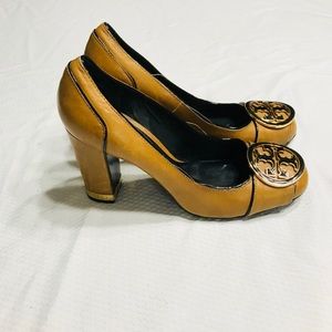 Tory Burch logo heels
